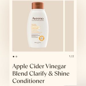 Aveeno Apple Cider Vinegar Blend Clarify & Shine Conditioner - White